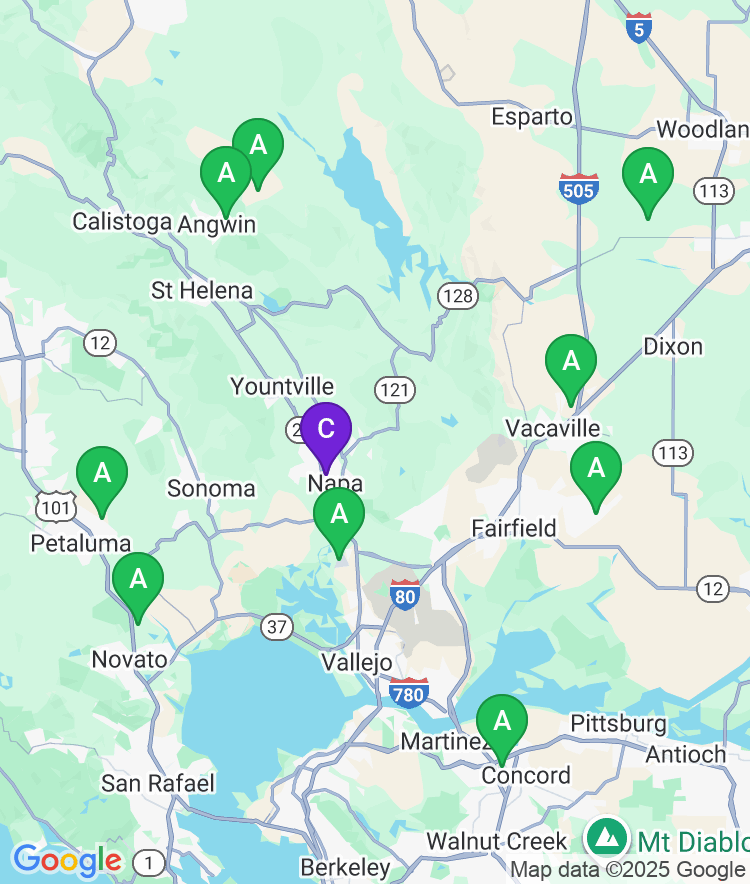 Napa Valley Available Airport Options